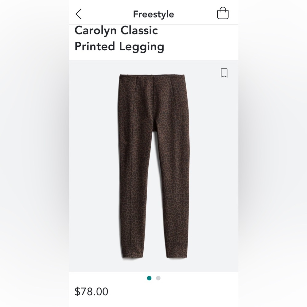 Liverpool Carolyn classic cheetah printed leggings
